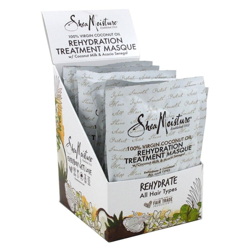 SheaMoisture 100% Virgin Coconut Oil Masque 2 Ounce (12 Pieces)