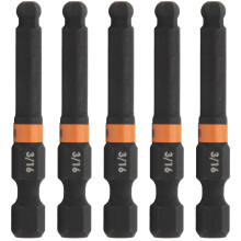 Golys vgu hatlapfeju 3/16"""" tos meghajt bit - imbuszkulcs fr hatlap. 1/4 gyorskiold S2 acl 2 hvelykes 3/16"" gmbfeju hatlapfeju bitek. (5 c