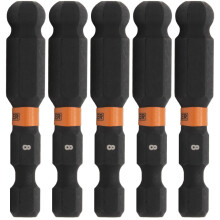 Kogeleind zeskant 8 mm slagschroevendraaierbit - Railer inbussleutel boor zeskantbits. 1/4 Quick Release S2 staal 2 inch 8 mm zeskantbits met kogelui
