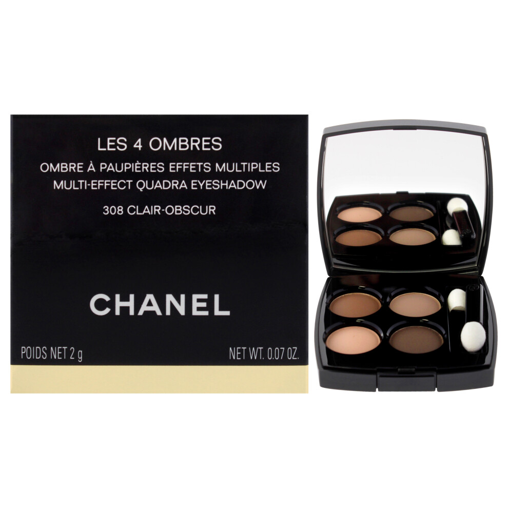 Les 4 Ombres Multi-Effect Quadra Eyeshadow - 308 Clair Obscur by Chanel for Women - 0.07 oz Eye Shadow