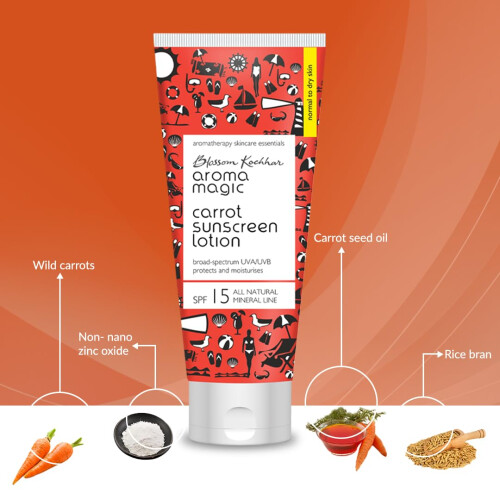 Lozione per schermo solare di Aroma Magic Carrot 100ml 2