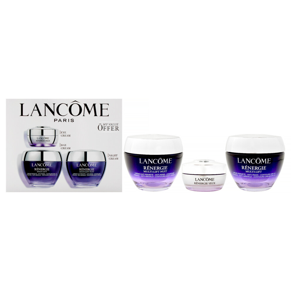 Renergie Set by Lancome for Women - 3 Pc 1.7oz Firming Anti-Wrinkle Cream SPF15  1.7oz Firming Anti-Wrinkle Night Cream  0.5oz Lifting Filler Eye Crea