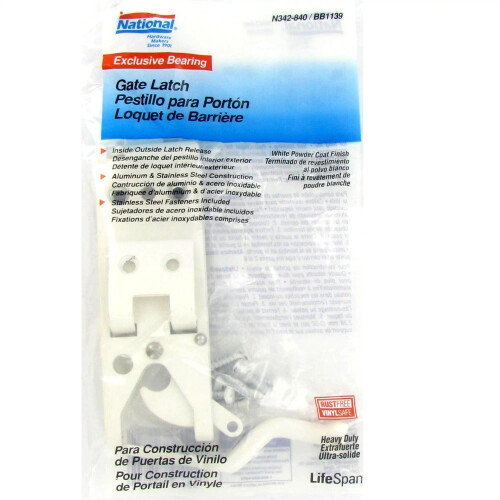 STANLEY Stanley N342-683 Zware Poortsluiting - Wit 2