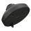 Moen Matte Black Six-Function 4-1/2"""" Diameter Spray Head Eco-Performance Showerhead  6512EP15BL 1