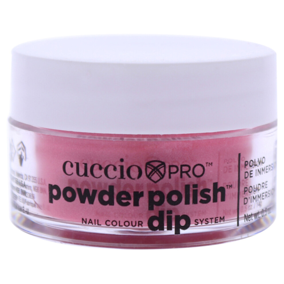 Cuccio Fï¿½Rg Pro Powder Polish Nail Colour Dip System - Rose With Rainbow Mica By Cuccio Colour For Women - 0.5 Oz Nail Powder