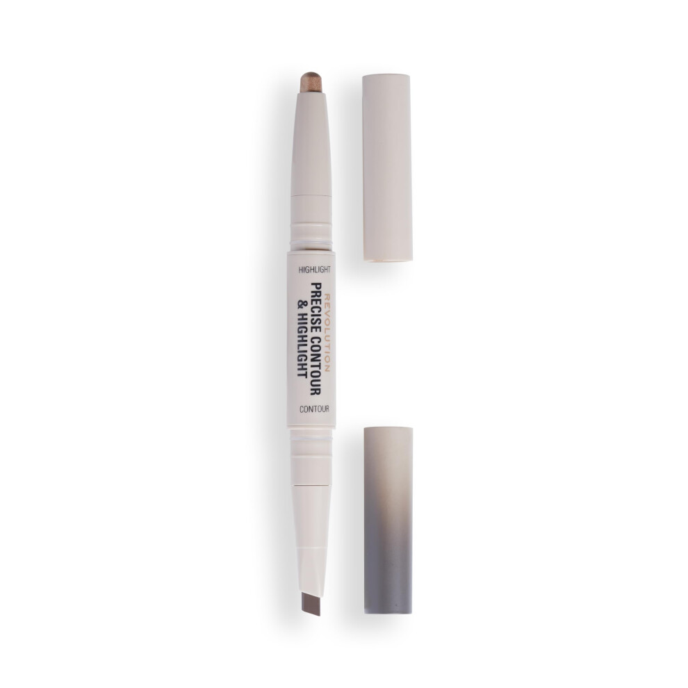 Revolution Beauty  Precise Contour & Highlight Stick  All-In-One Face Makeup Product  Highly Blendable with Matte Finish  Vegan & Cruelty-Free  Light