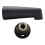 Westbrass E507-1F-62 7"""" Reach wandmontage baduitloop, matzwart 1