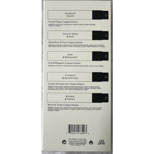 Jo Malone London Jo Malone Cologne Intense Discovery Collection 5 Mini Perfume * 1.5ml Each 1