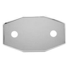 Westbrass A504-26 Two-Hole Remodel Cover Plate for Bathtub and Shower Valves Polished Chrome