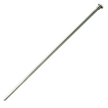 Westbrass D124-05 3/8"""" x 20"""" srgarz, lapos feju WC-emelo vezetk, polrozott nikkel