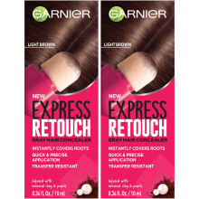 Korektor do siwych włosów Garnier Hair Color Express Retouch Natychmiastowo pokrywający siwiznę Brązowy 0,68 Fl Oz