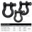 Σφιγκτήρας Smittybilt 13046B D-Ring 1/2"" με σπείρωμα, ονομαστικής ισχύος 2,0 τόνοι, μαύρος 3
