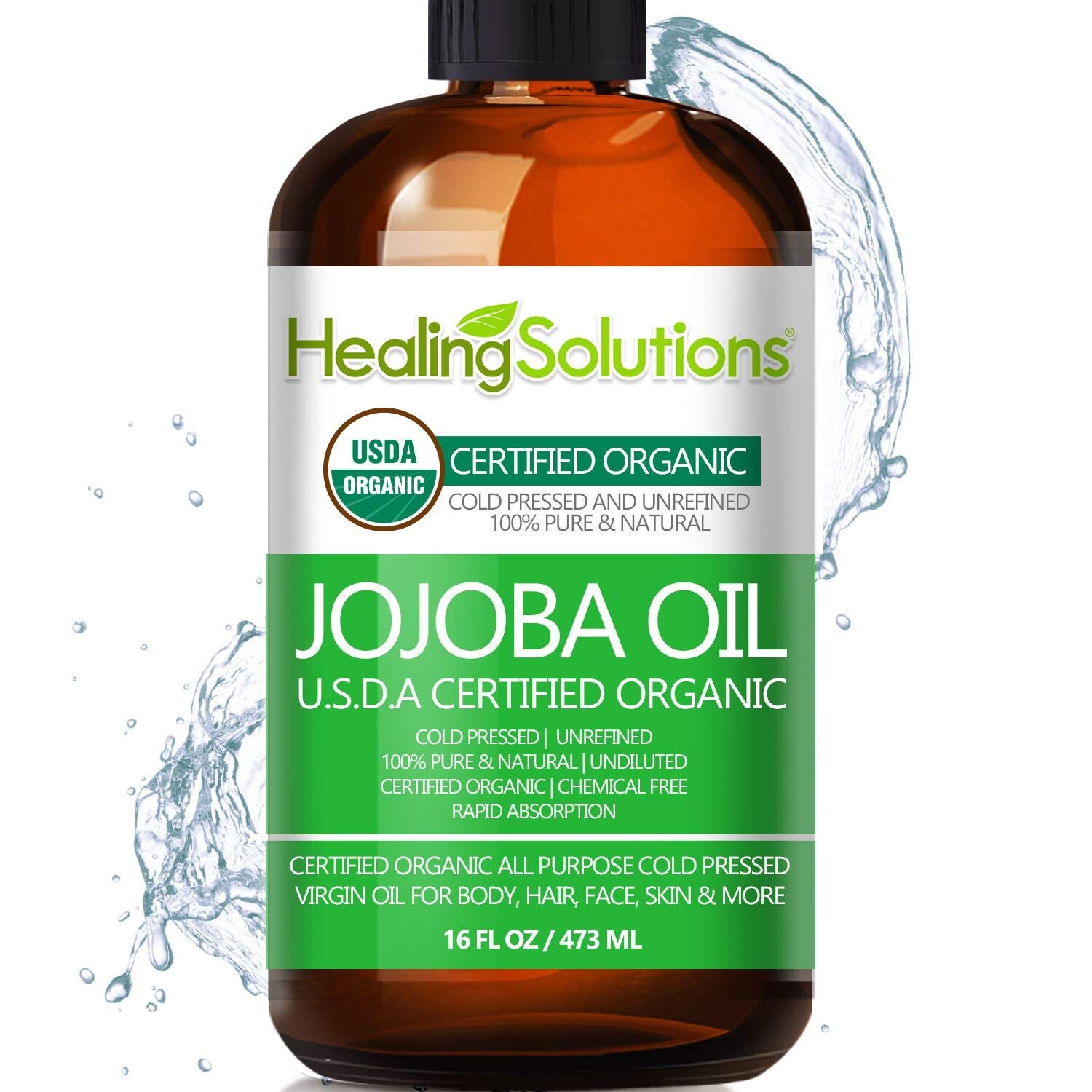 Huile de jojoba biologique Healing Solutions (en vrac, 473 ml) pour — free download