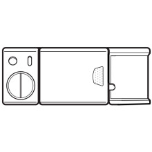 Samsung DD59-01002A Distributore di detersivo per lavastoviglie grigio