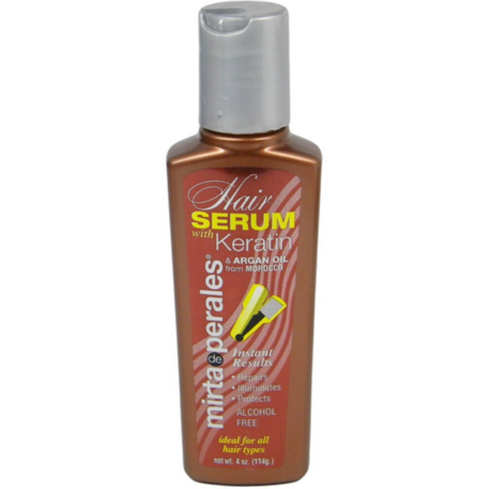 Mirta De Perales Hair Serum With Keratin & Argan Oil 4 Oz. 2-Pack