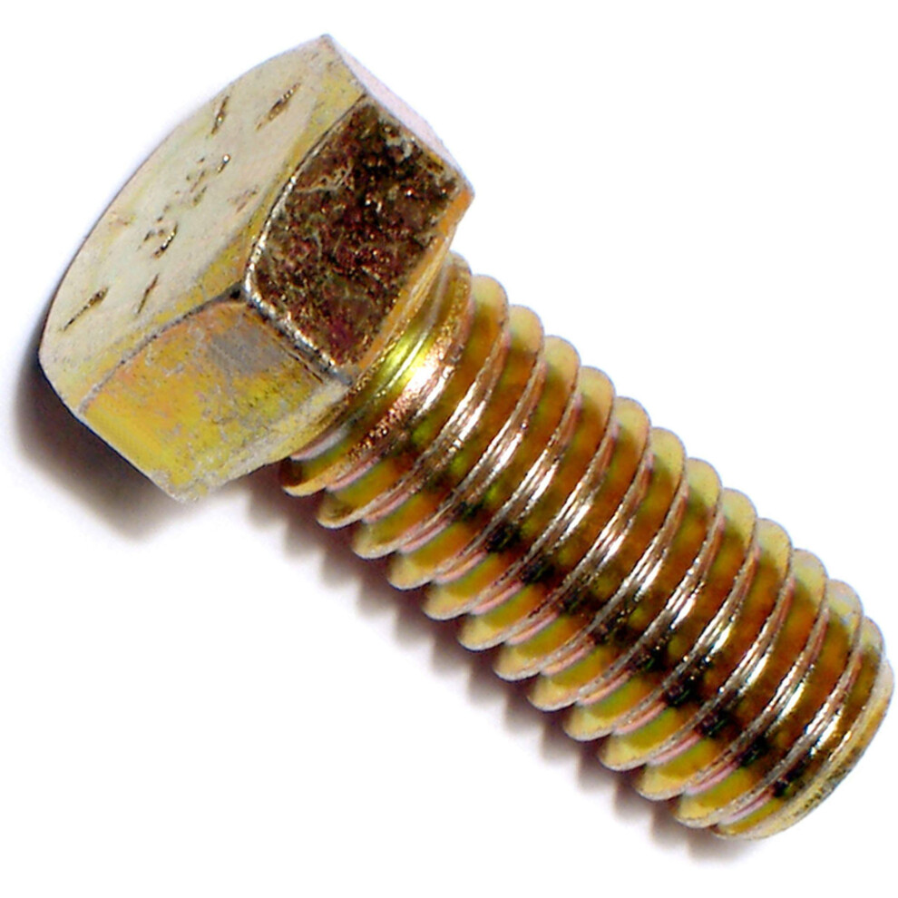 Hard-to-Find Fastener 014973252786 Grade 8 Coarse Hex Cap Screws  7/16-14 x 1  Piece-5 yellow-image-OPC-PGTH8FD-NEW