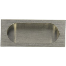 Deltana FP4134U15 Large 4-Inch x 13/4-Inch x 7/16-Inch Solid Brass Flush Pull