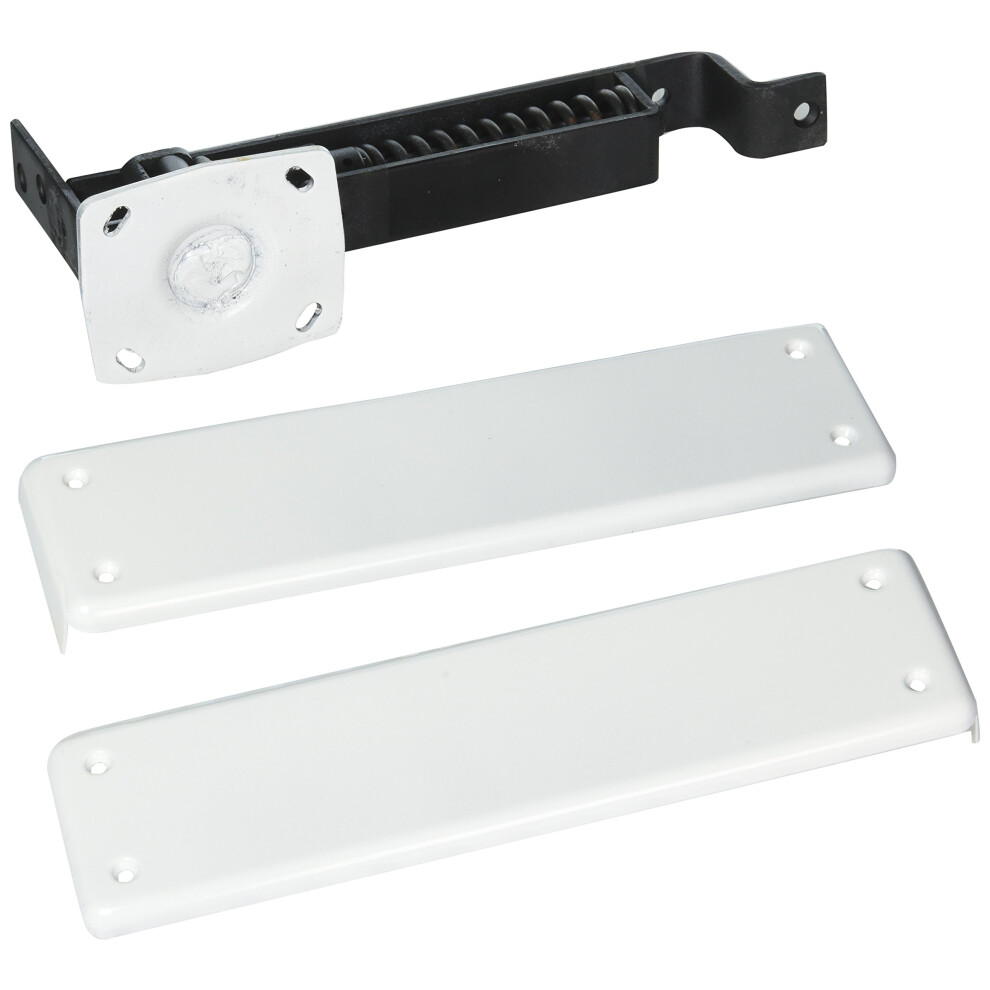 Deltana Dash95usp Double Action Solid Spring Hinge With Cover Plates 760923228003