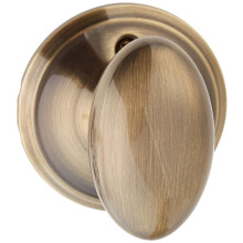 SCHLAGE F170 SIE 609 Siena Dummy Knob Antique Brass