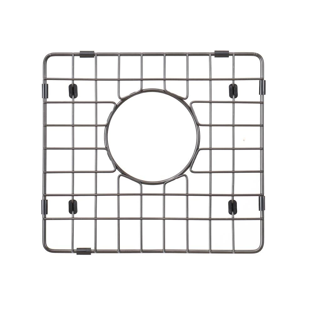 Starstar Sinks Protector Matte Black 304 Stainless Steel Kitchen Sink Bottom Grid Rack (11.5 Length X 10.5 Width) 799206797608