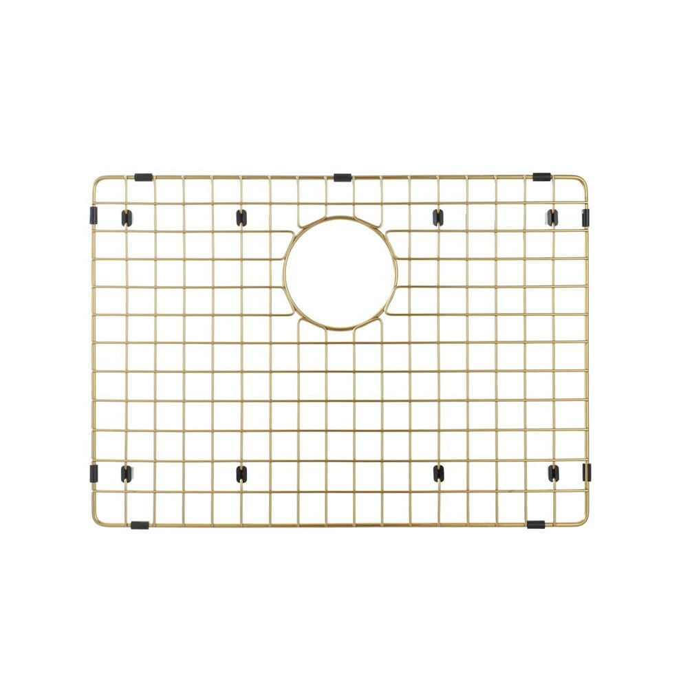Starstar Sinks Protector Matte Gold 304 Stainless Steel Kitchen Sink Bottom Grid  Rack (17.75 L x 14.75 W)-image-OPC-PGTH8PJ-NEW