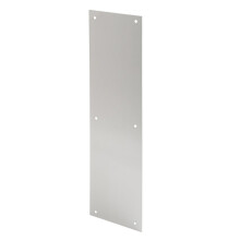 Prime-Line J 4581 Płytka dociskowa do drzwi 4 cale. X 16 cali Satynowe aluminium (pojedyncze opakowanie)
