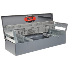 HUOT 11700 Combination Jobber Længde Borbitindeks for størrelser 1/16 """" til 1/2 """" i 1/64 """" trin a til z og #1 til #60