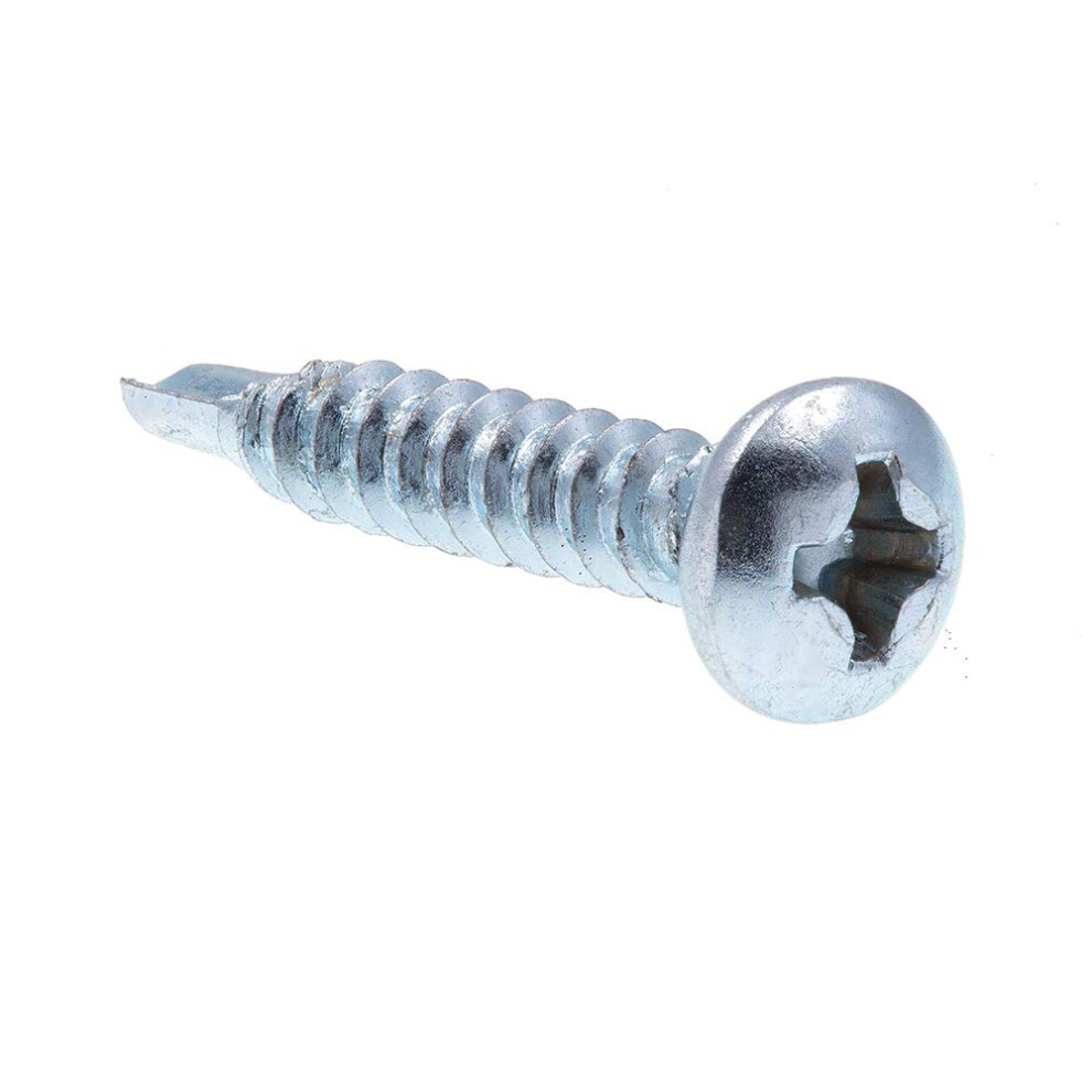 Vis    t  le autoperceuses    t  te cylindrique Phillips Prime-Line 9029449, n   6 x 3/4 po, acier zingu  , paquet de 100