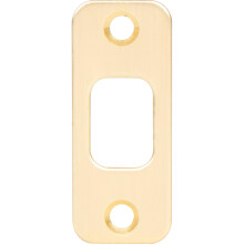 Zatv   racia doska Stone Harbor Hardware s okr   hlym rohov   m z   vorom 1-1/8"""" x 2-3/4"""" 2-1/8"""" od stredu k stredu, sat   nov    mosadz