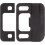 Stone Harbor Hardware Adjustable Strike Plate  Matte Black 2