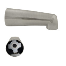 Westbrass E5074-1F-20 7"""" Reach wandmontage kuipuitloop voor koperen buis roestvrij staal