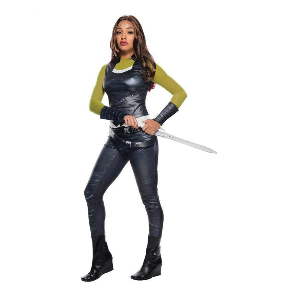 Photos - Fancy Dress Rubie's Women's Guardians of The Galaxy Gamora Costume GOTG Vol. 2 Wig B01MSELW81