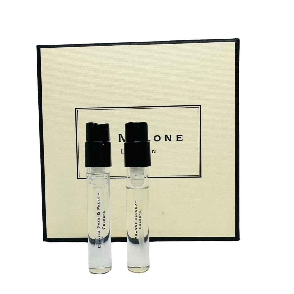 Jo Malone London Scent pairing Duo Orange Blossom + English Pear & Freesia Sample Vial 0.05oz