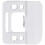 Stone Harbor Hardware Adjustable Strike Plate  Satin Chrome 1