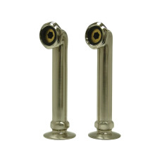 Kingston Brass CC6RS8 Supporto per vasca da bagno vintage con supporto per vasca da bagno, 6 pollici, nichel spazzolato