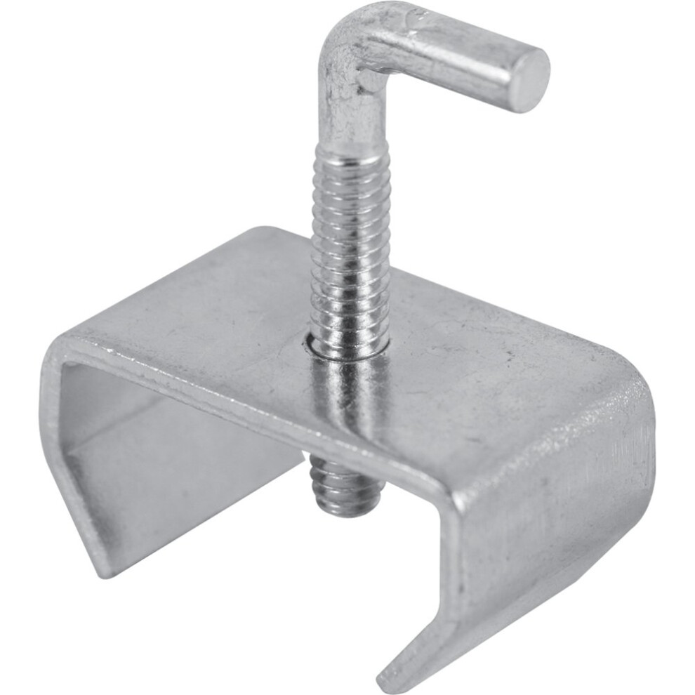 Pince de fixation pour cadre de lit Prime-Line U 9005 avec cadre de 2,5 cm (petit format) (paquet de 2)