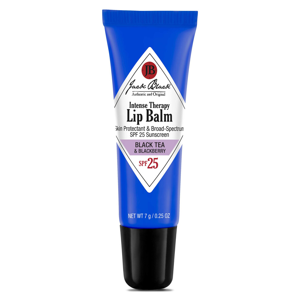 Jack Black Intense Therapy Lip Balm  Black Tea & Blackberry   0.25 Ounce (Pack of 1)