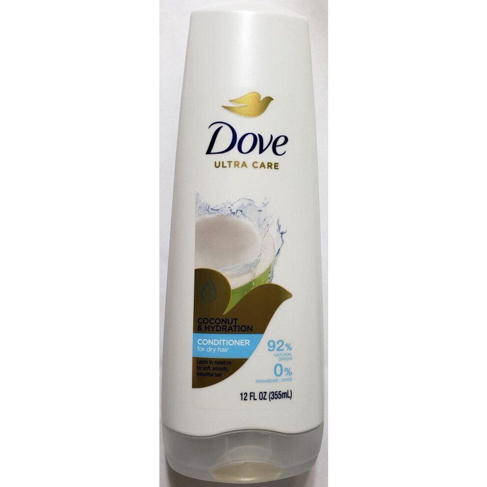 Holubica Dove Nutritive Solutions Conditioner Coconut & Hydration 12 Oz (Pack Of 4)