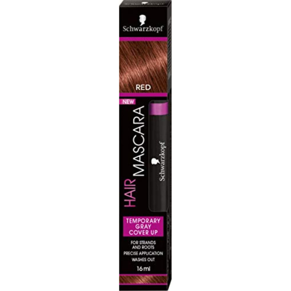 Schwarzkopf Hair Mascara  Red  1 Tube (16ml)