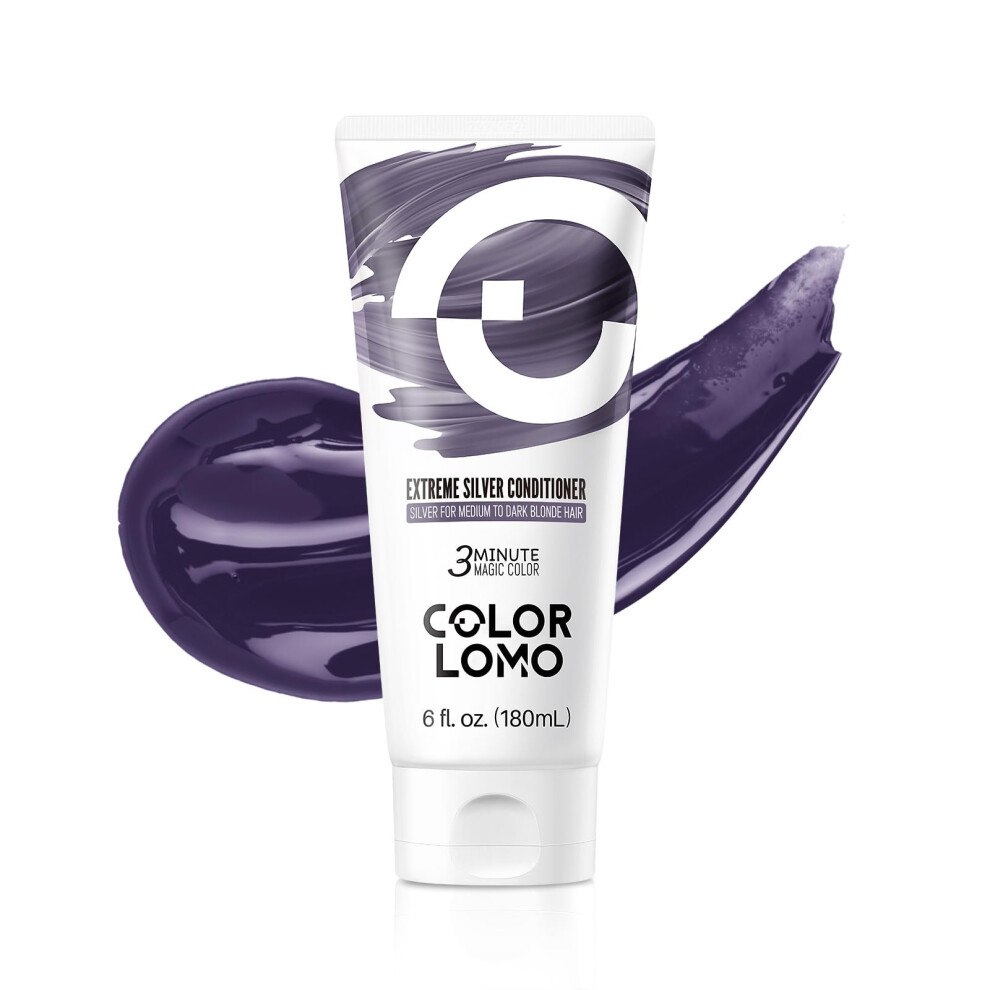 Colorlomo Semi Permanent Hair Color - 6 Oz Color Depositing Conditioner With Shea Butter & Almond Oil- Color Conditioner Depositing Hair Mask - Vegan
