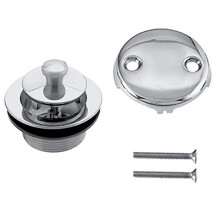 Vanov kryt Westbrass Twist & Close s dvojotvorov m prepadov m krytom, le ten chr m D94-2-26