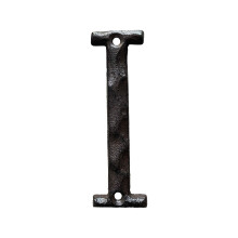 Jerrybaby 5 Inch House Letters Rustic Cast Iron Metal Home Address Number & Letters/Unique Hammered Look Letter I