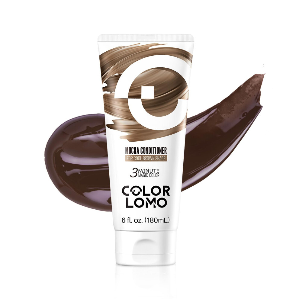 Colorlomo Semi Permanent Hair Color - 6 Oz Color Depositing Conditioner With Shea Butter & Almond Oil- Color Conditioner Depositing Hair Mask - Vegan