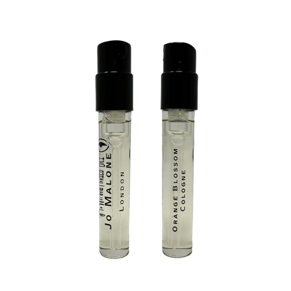 Jo Malone Set 2 London Orange Blossom Cologne Sample VIALS .05oz/ 1.5ml