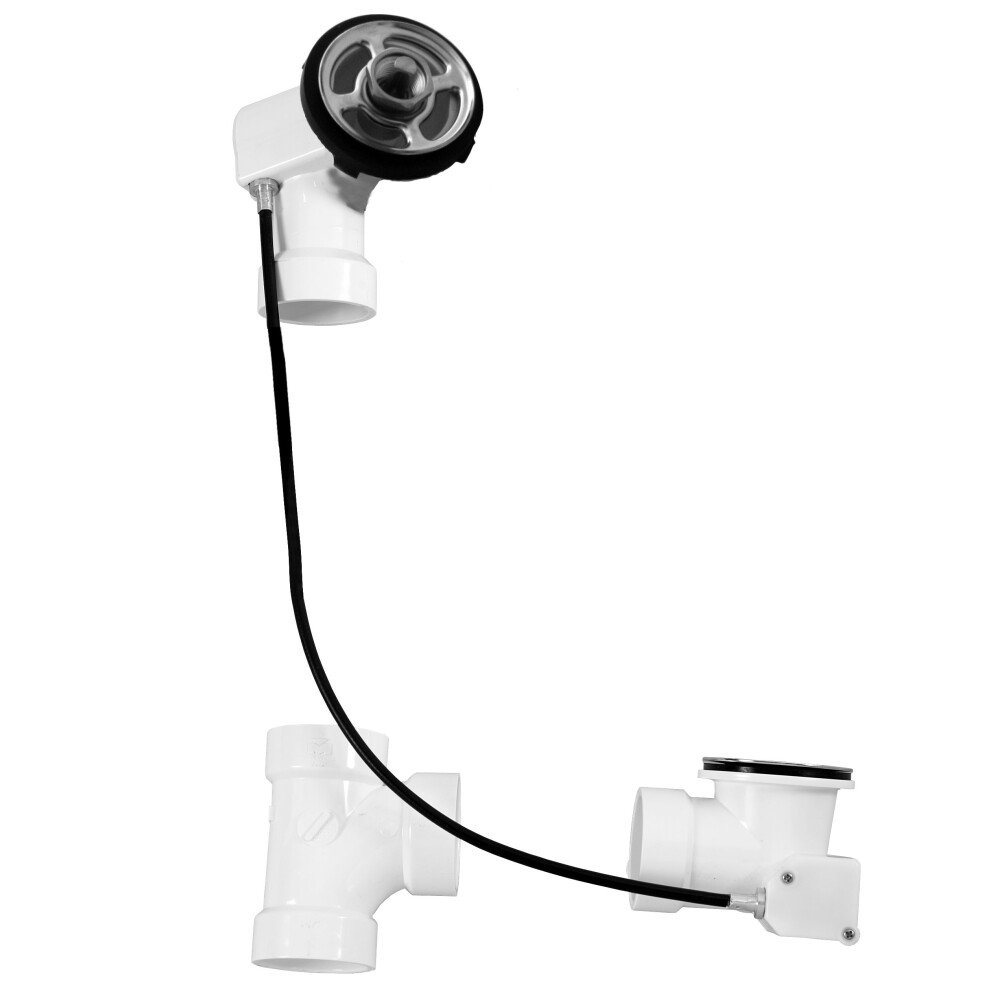 Westbrass Pvc 45 Cable Bath Waste & Overflow Rough Only D50p45-Lt 747028990448