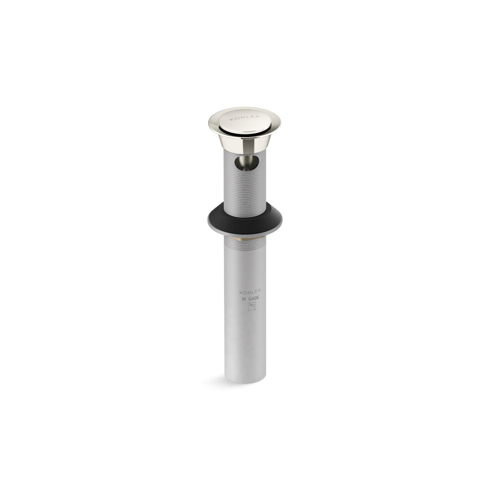 Photos - Tap Hidden Part Kohler K-25322-SN Bathroom sink clicker drain with overflow Vibrant Polished Nickel 25322-sn 