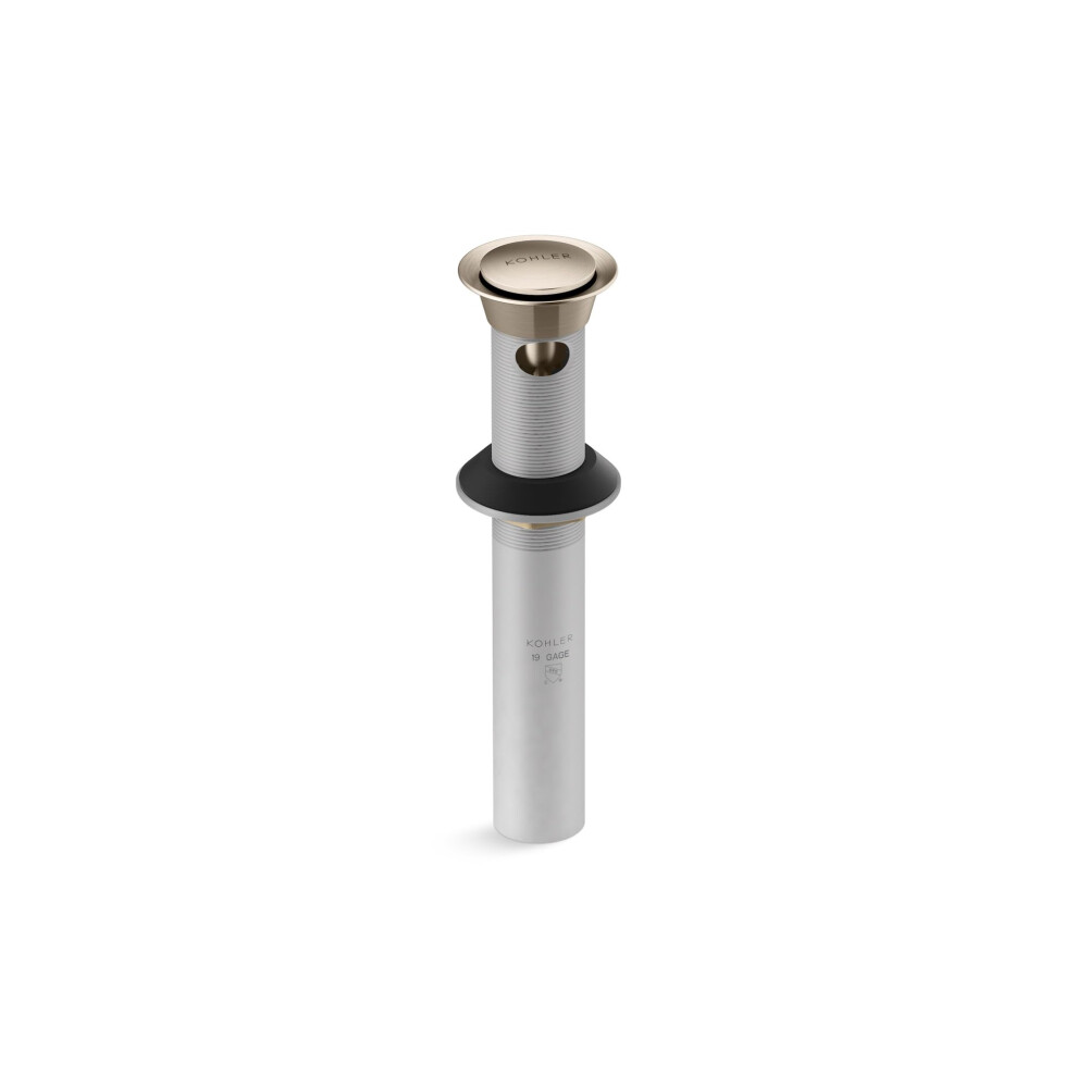 Photos - Bathroom Sink Kohler K-25322-2BV  clicker drain with overflow Vibrant Brushed Bronze 25322-BV 