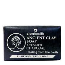Zion Health Ancient Clay Soap Actieve houtskool 6 Oz