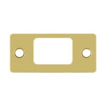 Deltana SP2753U3 Strikeplaat; Deadbolt; 2-3/4" x 1-1/4"; Heldere Messing Afwerking