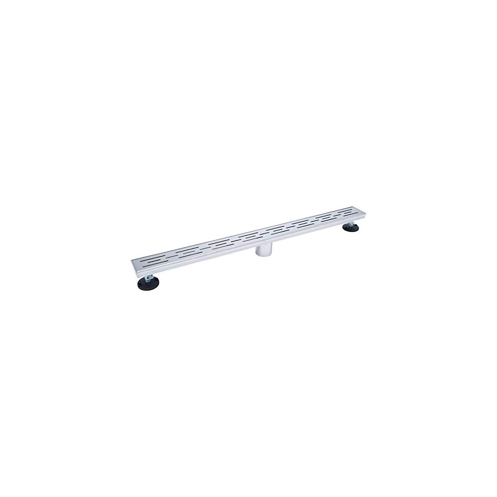 B & K Linear Shower Drain 24"""" Chrome 032888181335